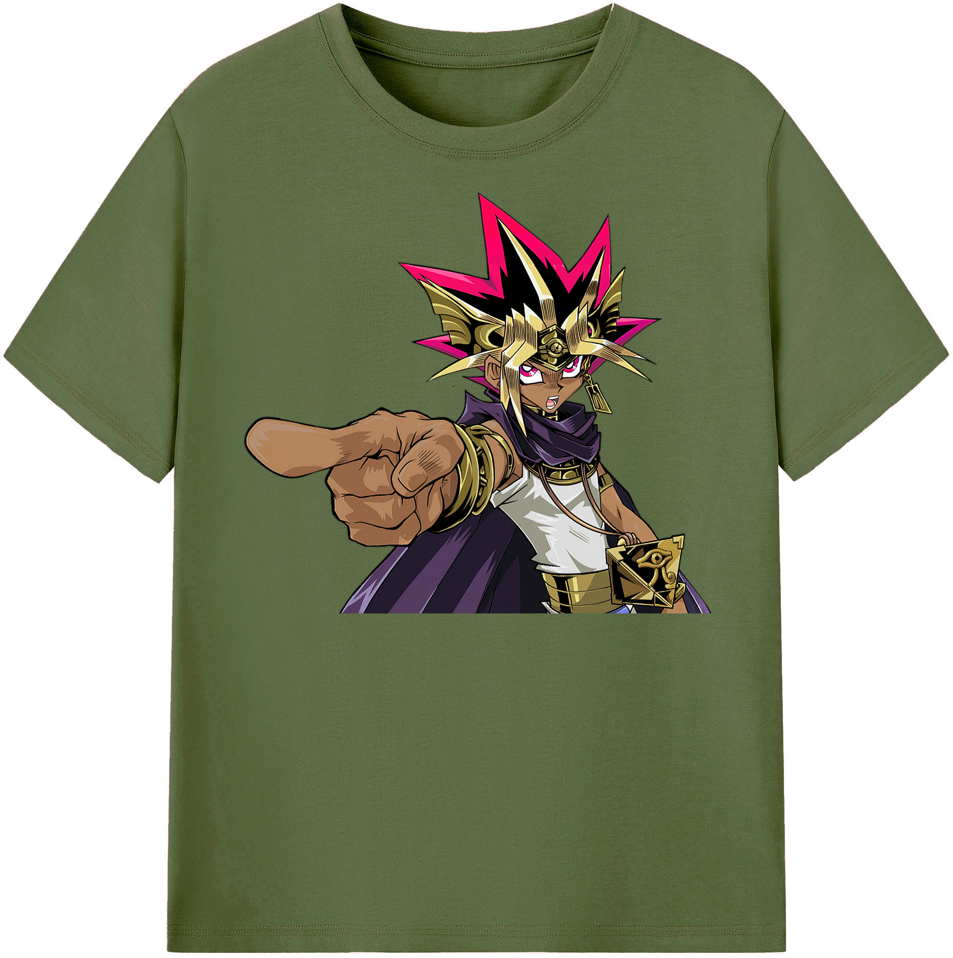 （画像用） 遊☆戯☆王 Yu-Gi-Oh! 綿100％半袖Tシャツ（フロントプリント）